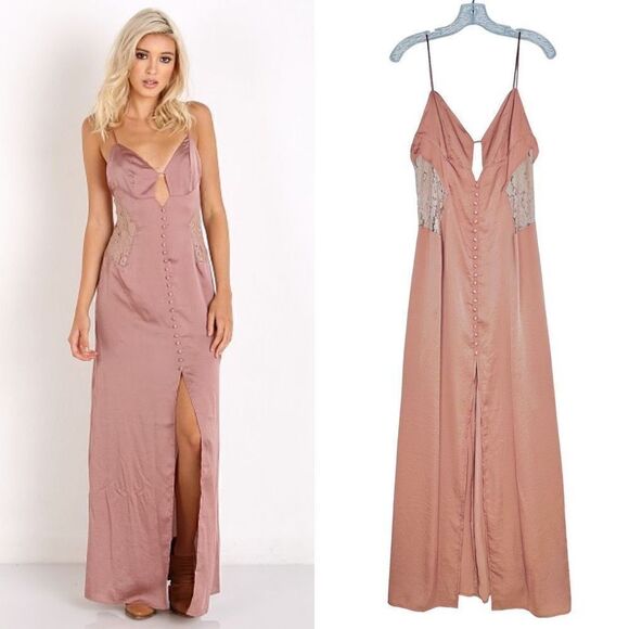 Tularosa
Genevieve Slip Dress Dusty Rose, size M - Picture 3 of 12